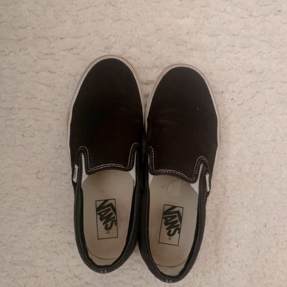 Black Slip on Vans